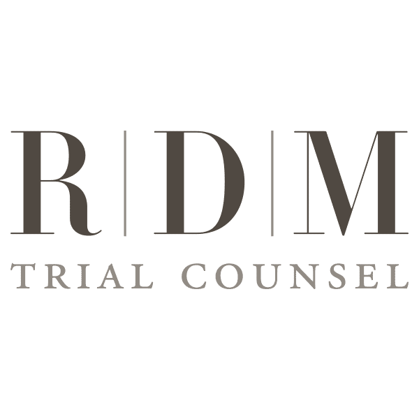 RDM—Rasmussen Dickey Moore—We are Trial Counsel.