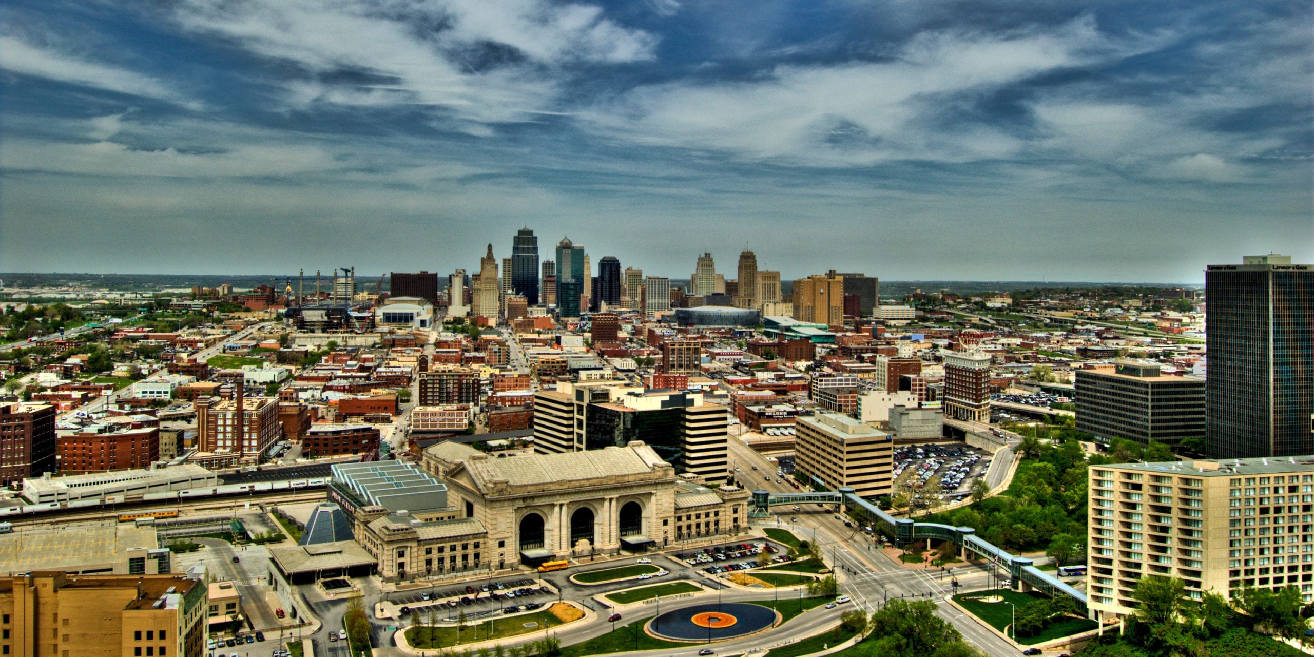 The Kansas City Skyline. Photo by Flickr user Tyler Thompson.