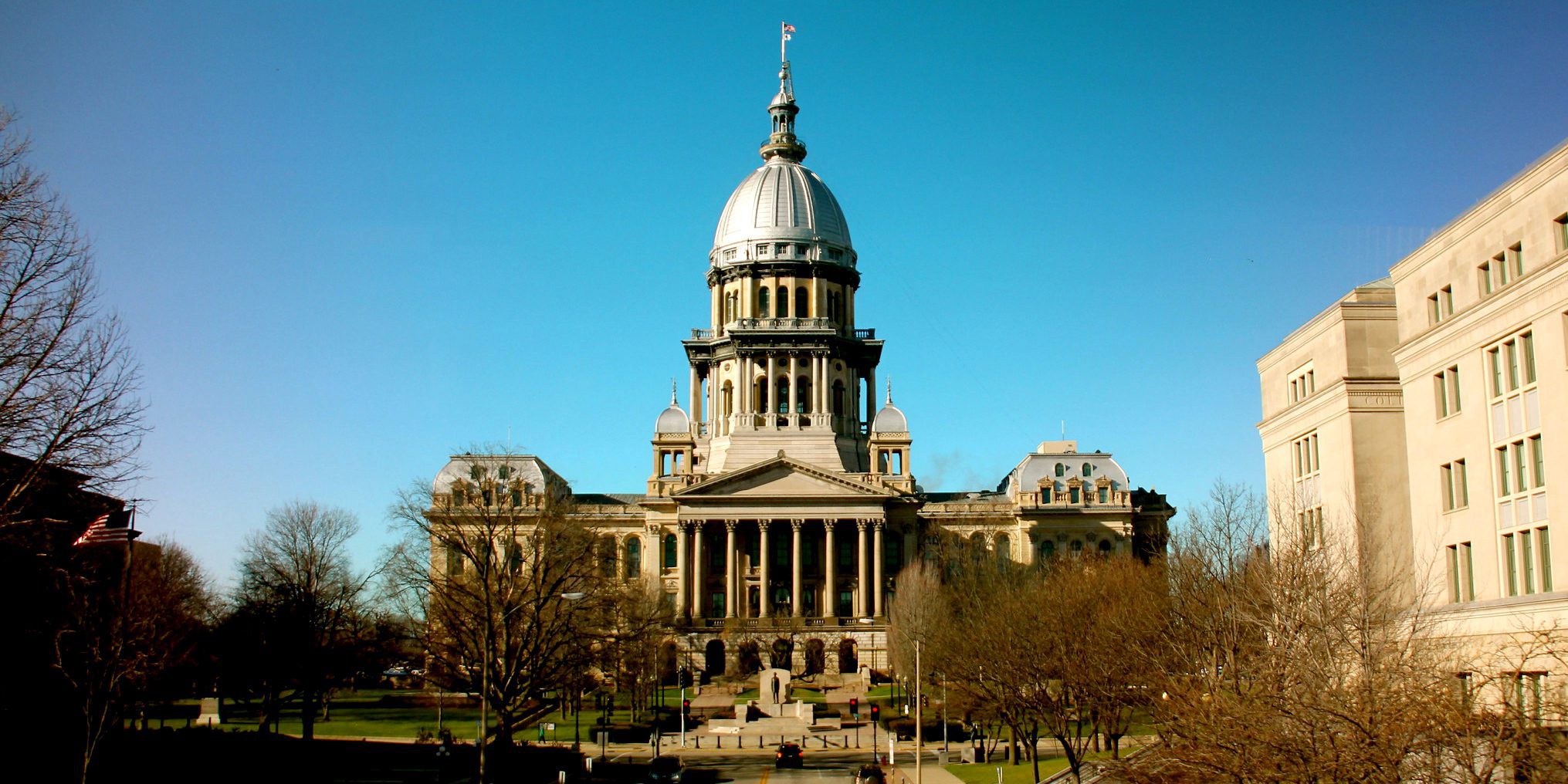 The Illinois State Capitol Building in Springfield, IL. Legislators recently approved a bill providing for prejudgment interest. Photo by Daniel X. O'Neil.